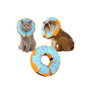 Recovery Donut Collar Dogs & Cat,Inflatable Cone Collar Alternative Surgery